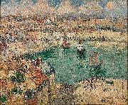 Gustave Loiseau Le Port de Dieppe France oil painting artist